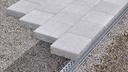 Randabschlussprofil steinfix® netz grau, Länge 200 cm, Steghöhe 22 mm