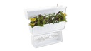 Blumenkasten VENEZIA weiss 100 cm, inkl. Wasserstandsanzeiger