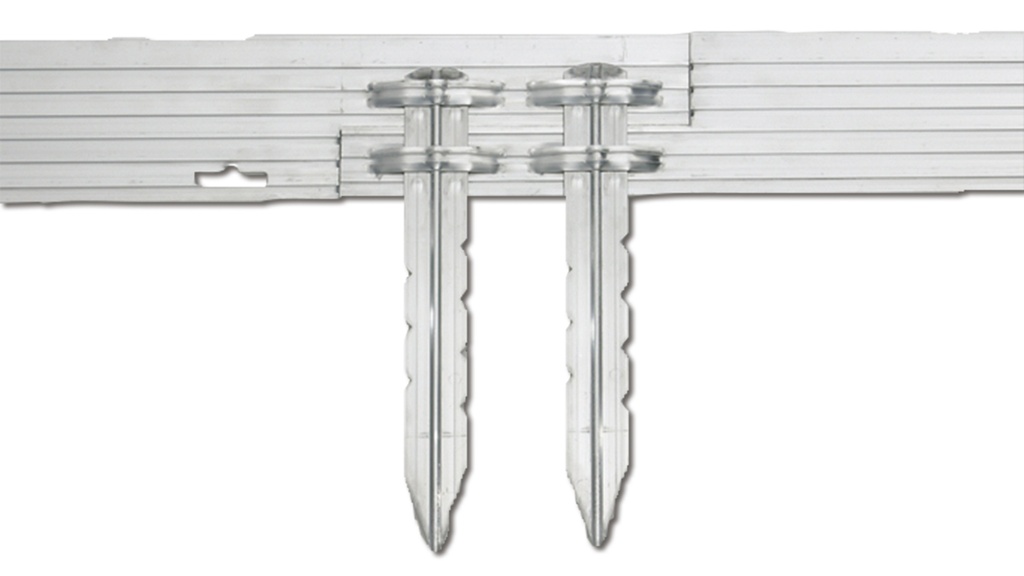 Erdspiess Aluminium silber