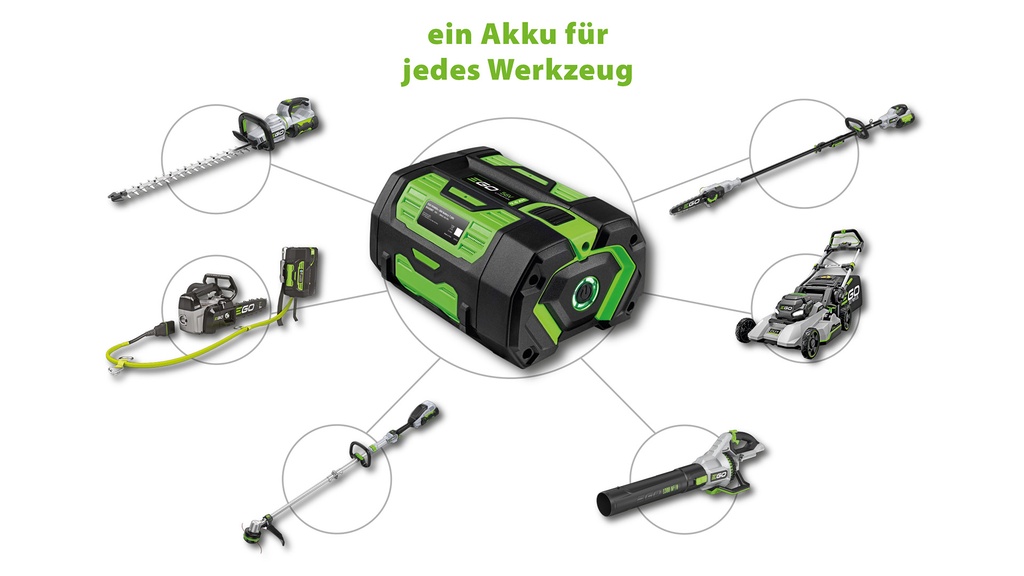EGO Rasenmäher LM2130E-SP 52 cm inkl. 7,5 Ah-Akku und Schnell-Ladegerät
