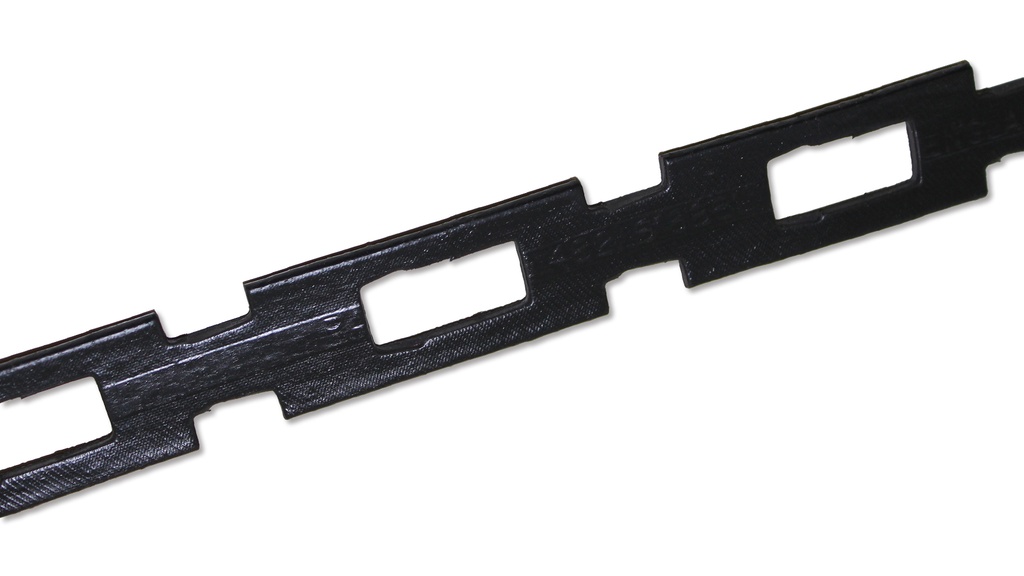 Baumbinder (Kettenbinder) No. 5, schwarz, 25.4x3.8 mm, Rolle à 25 m