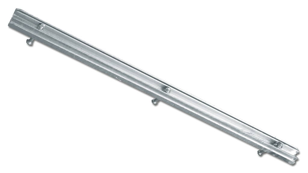 Barre en fer en U zingué 74 cm