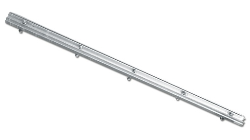 Barre en fer en U zingué 100 cm