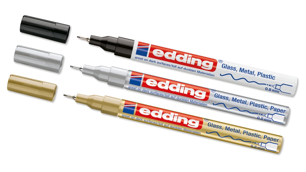 Marqueur peinture «EDDING 780», doré, largeur du trait env. 0.8 mm