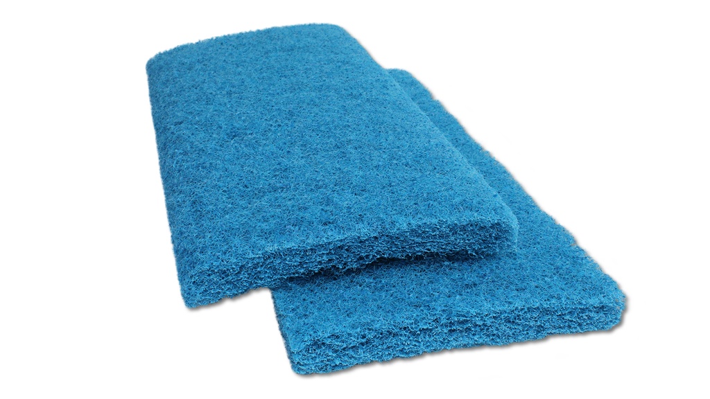 Pad pour polir 115 x 255 x 25 mm bleu, 10 pièces