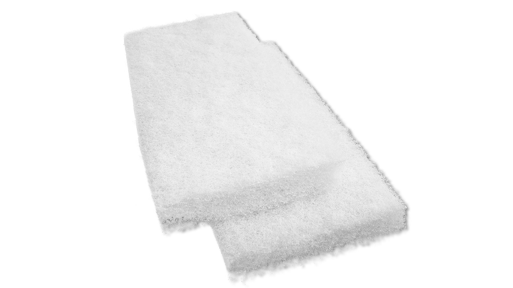 Pad pour polir 115 x 255 x 25 mm blanc, 10 pièces