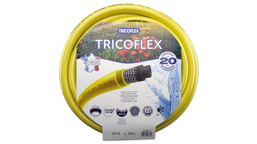 Polyesterschlauch TRICOFLEX gelb 19 x 3.25 mm, Rolle à 50 m