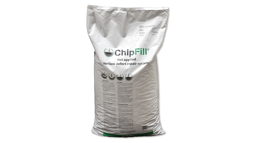 Matériau thermoplastique ChipFill, sac de 12 kg