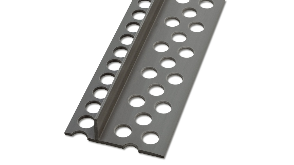 Randabschlussprofil steinfix® gerade grau, Länge 200 cm
