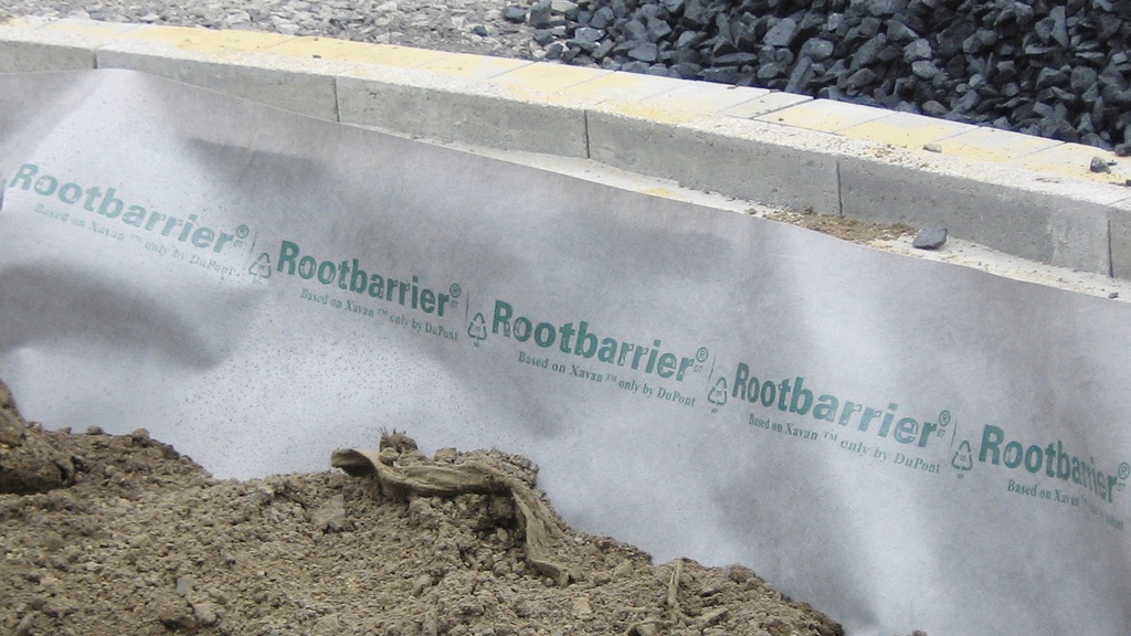 Toile anti-racines ROOTBARRIER® 325 g/m², longueur 50 m, largeur 100 cm