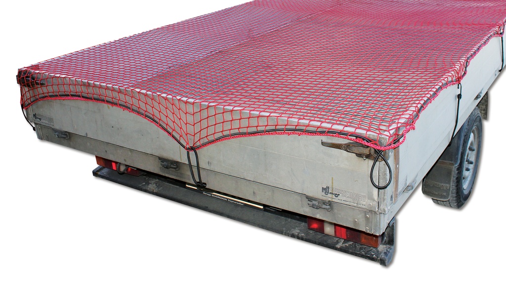 Abdecknetz rot knotenlos, 250 x 400 cm