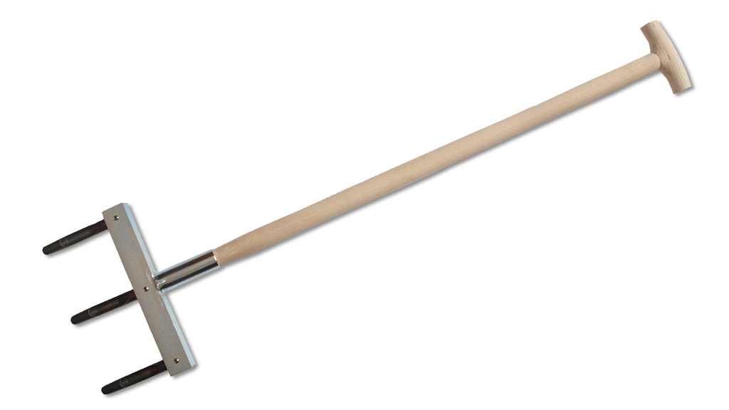 Aerifiziergabel mit Stiel, 30 cm breit