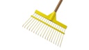Balai à feuilles dents rondes, largeur 44.5 cm