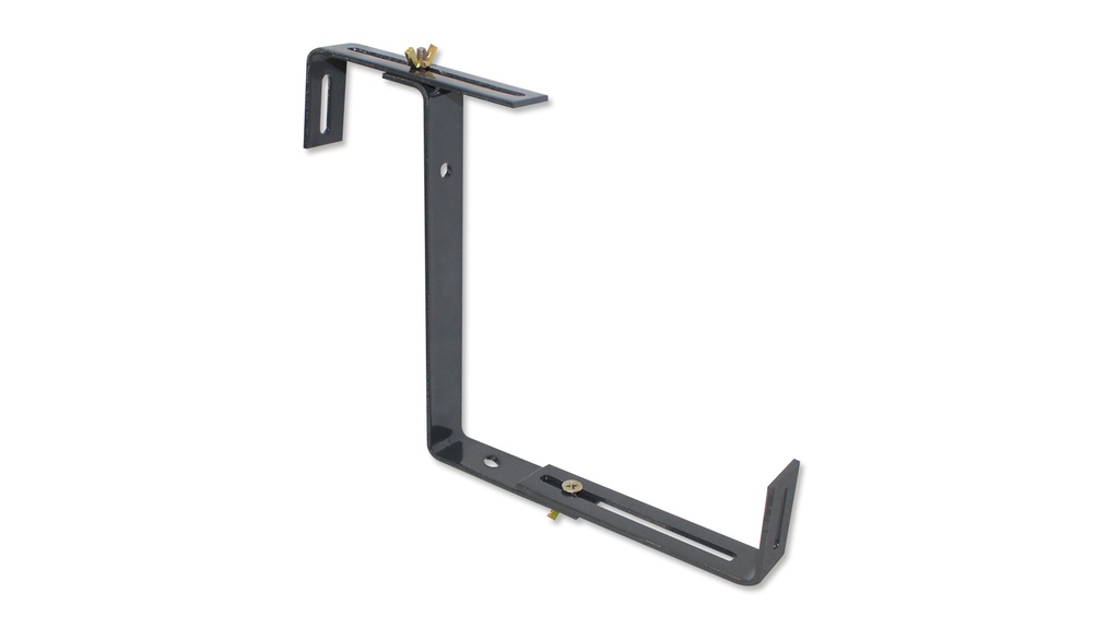 Support pour jardinières anthracite réglable 2 fois