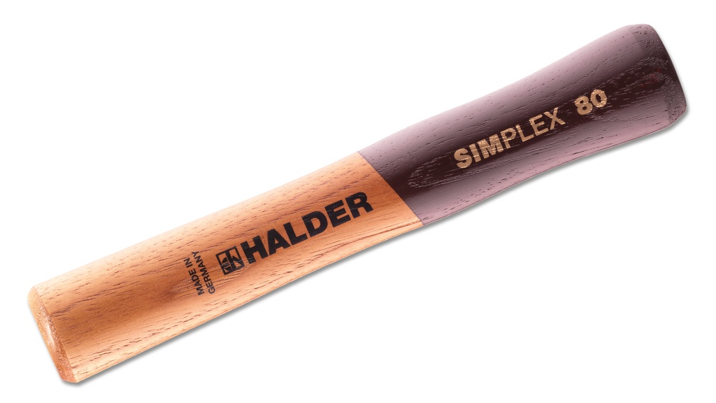 Manche de rechange en bois pour maillet SIMPLEX art. 208.454.380, art. 208.455.480, aussi pour SIMPLEX ø 80 mm, 23 cm (extra court)