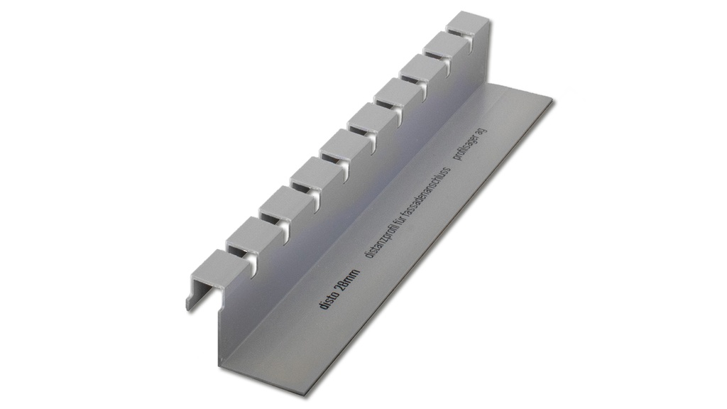 Profil de distance disto®, longueur 200 cm, hauteur 28 mm