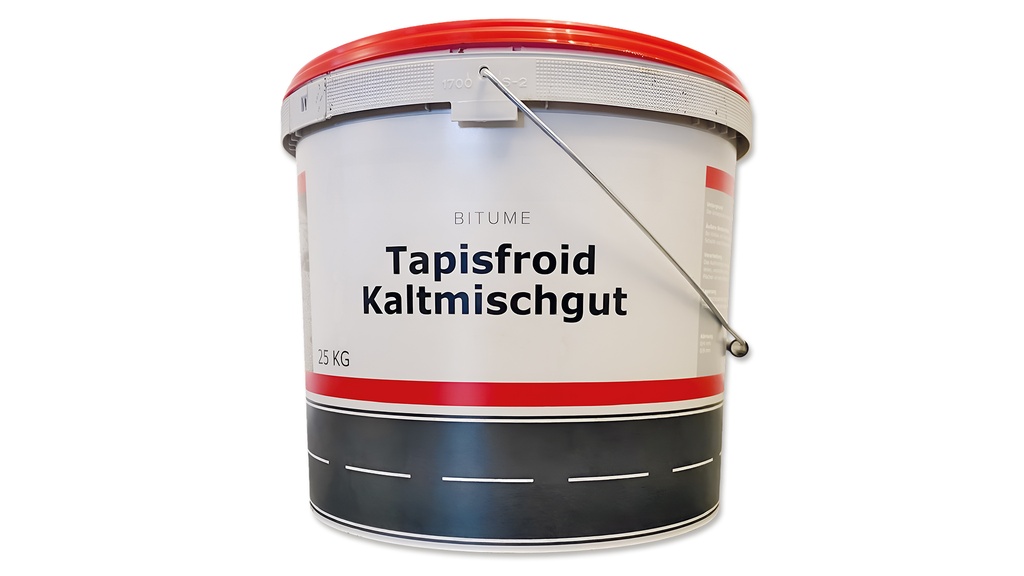 Enrobé à froid TAPISFROID, granulométrie 0-4 mm, 25 kg
