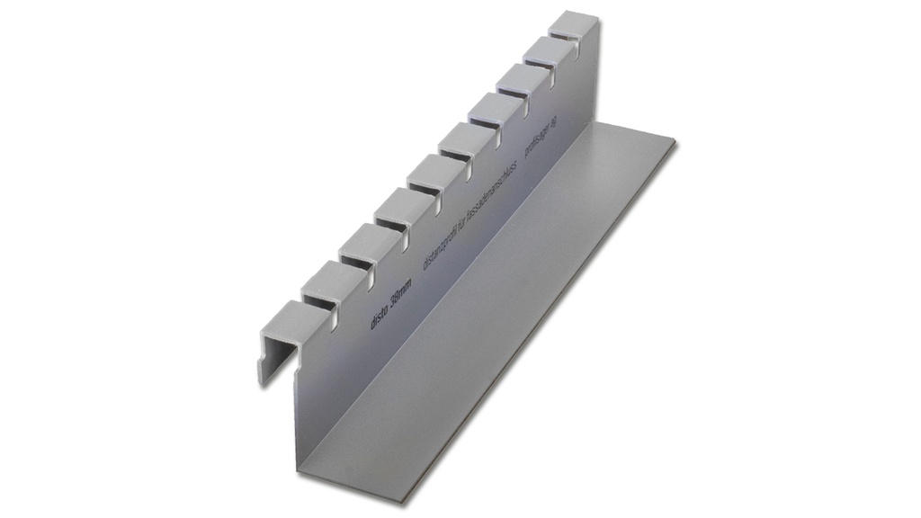 Profil de distance disto®, longueur 200 cm, hauteur 38 mm
