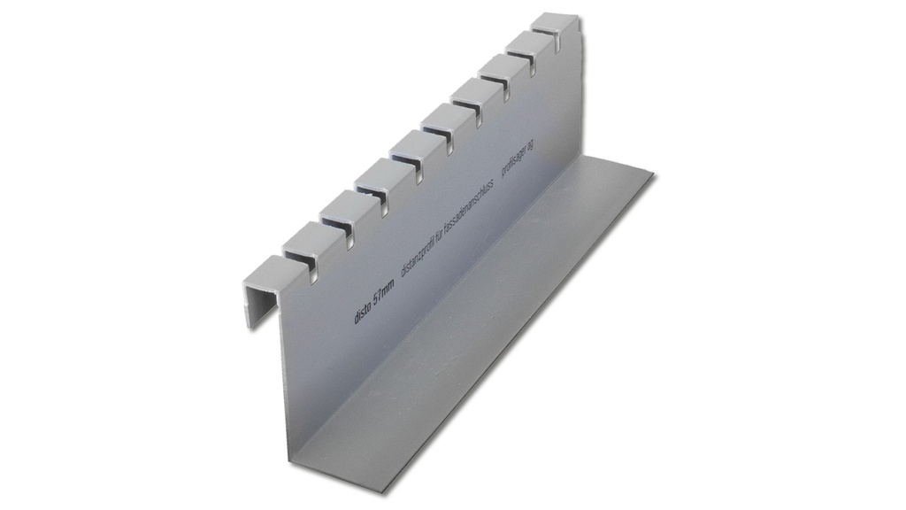 Profil de distance disto®, longueur 200 cm, hauteur 57 mm