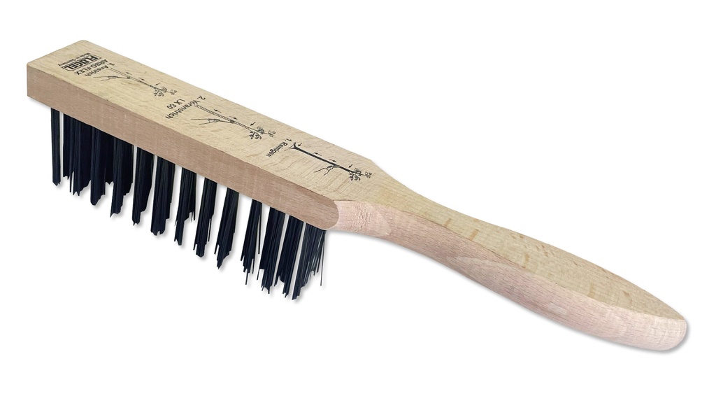 Brosse à écorce 4 rangées