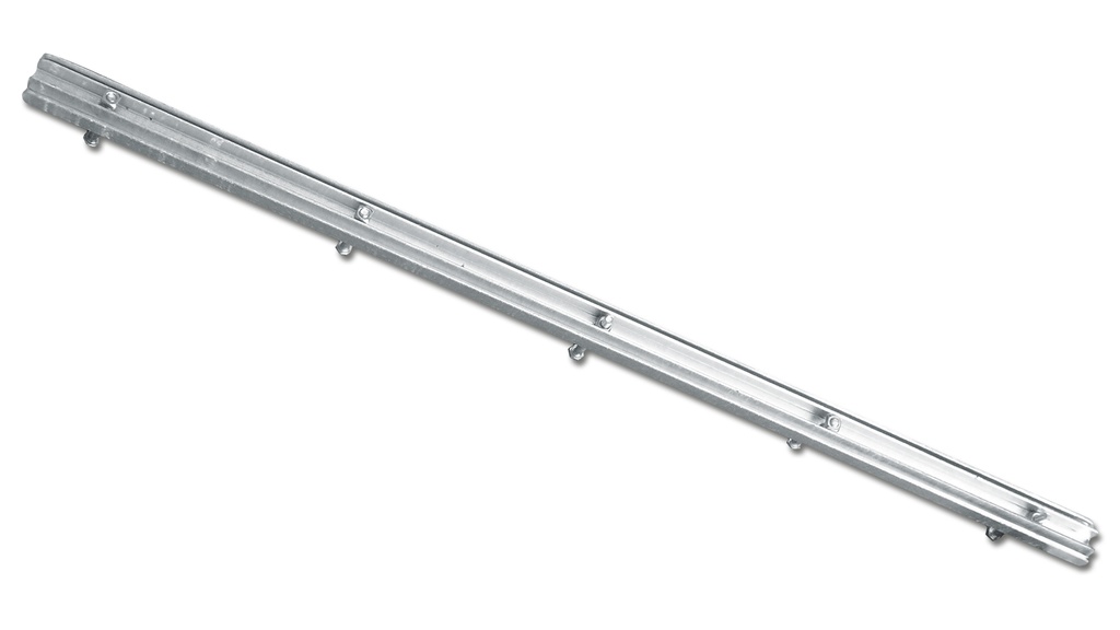 Klemmschiene U-Eisen verzinkt 150 cm lang, 7 Schrauben