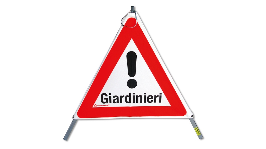 Signal pliable TRIOPAN, signal 1.30 «Giardinieri», qualité normale, grandeur 90 cm