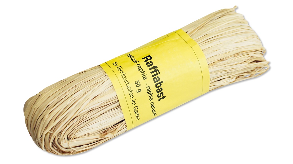 Raphia, couleur nature, botte à 50 g