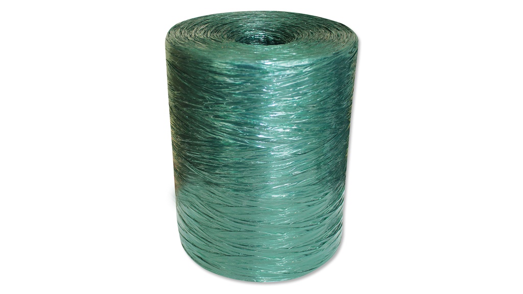 Aufbindeband grün-transparent, 15 mm breit, 1500 m