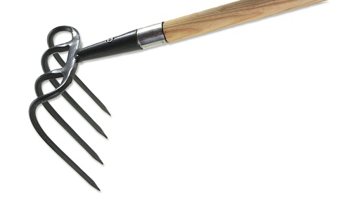 Croc de jardin ERGOLINE, longueur des 4 dents 20 cm