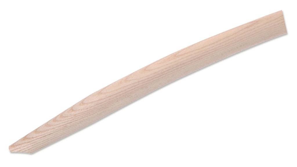 Holzersatzstiel, gebogen, 140 cm lang