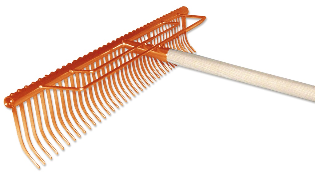 Rasenrechen mit Stiel 70 cm breit