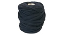 Attache textile, noire, en pur coton, bobine de 1 kg