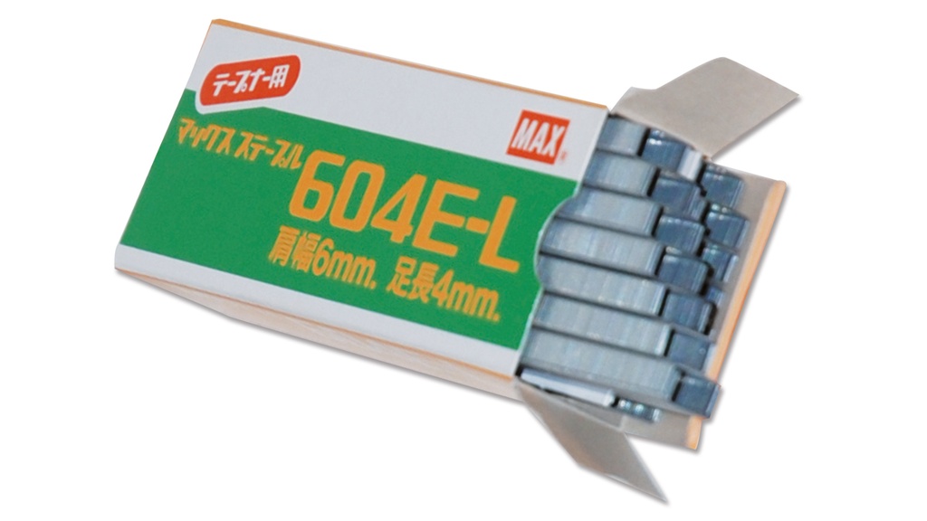 Heftklammern 604E-L zu Bindezange MAX HT-B, 4800 Klammern