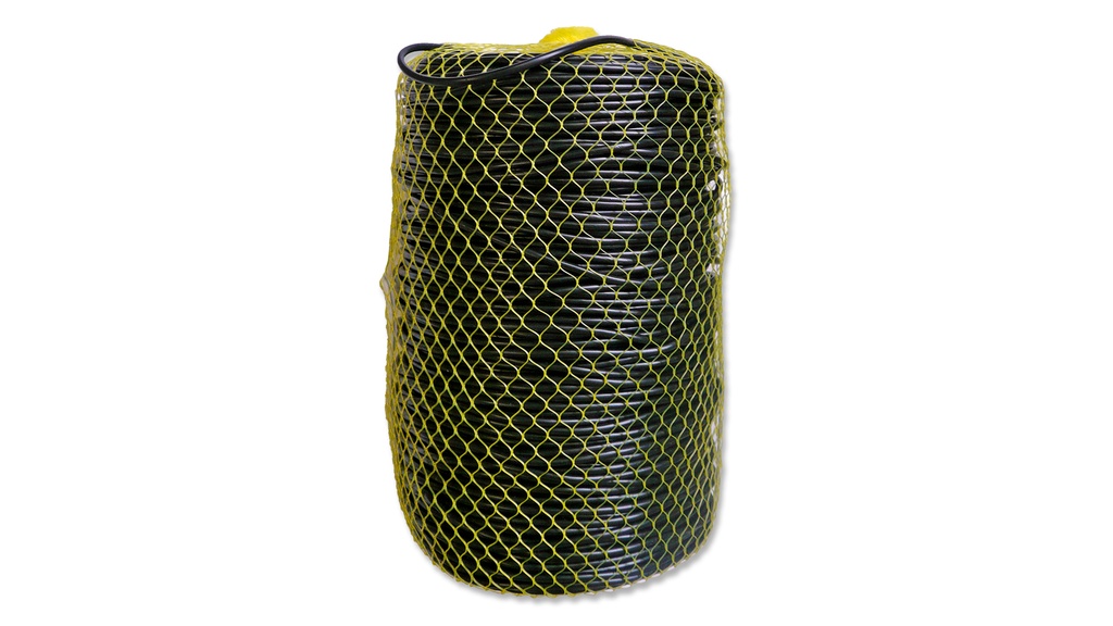 Bindeschlauch PVC schwarz, 2.5 mm ø, Spule à 200 m