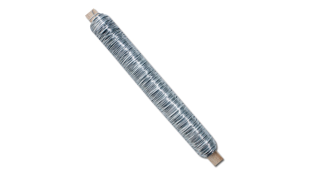 Fil pour fleurs galvanisé, 0.65 mm, carton de 25 baguettes