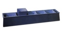 Caissettes à fleurs PFLANZFIX bleu 70 cm