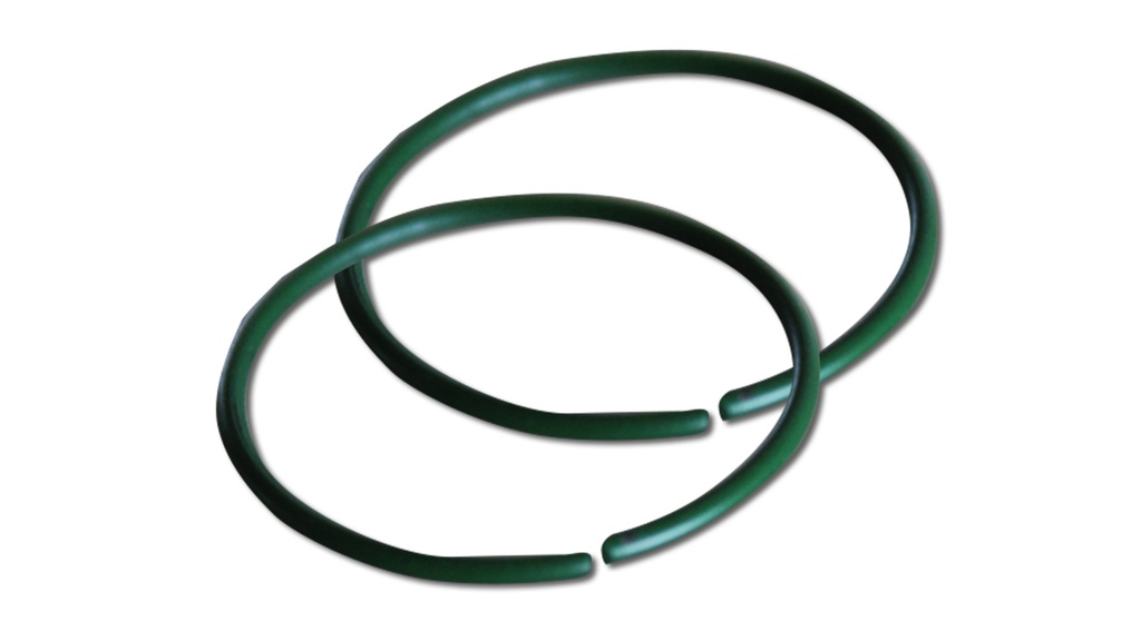Nelkenringe grün, 17 mm ø, Karton à 500 g