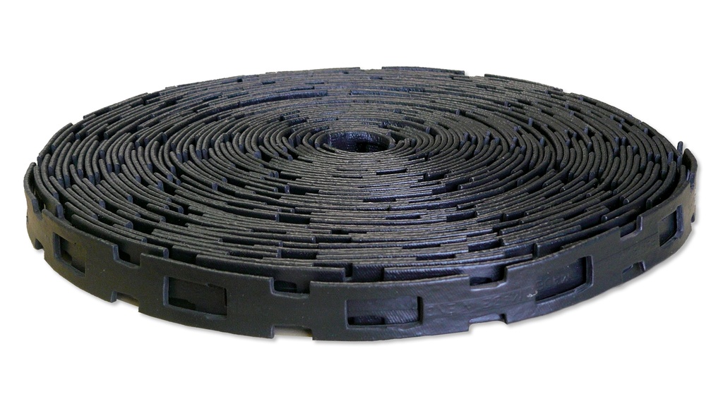 Attache pour arbres (attache-chaîne) No. 5, noir, 25.4x3.8 mm 25 m
