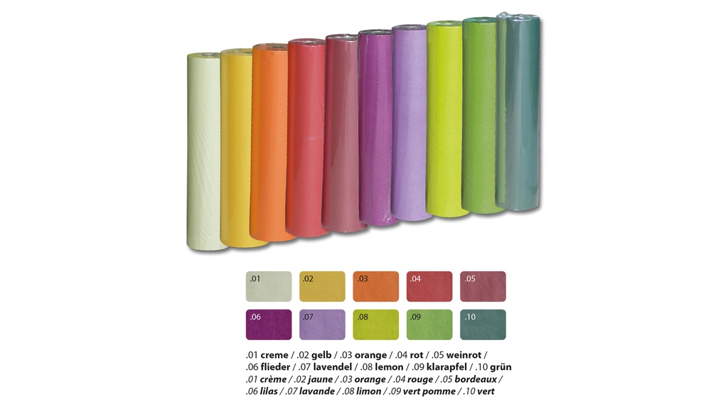 Blumenpapier 30 g/m2, klarapfel, 50 cm breit