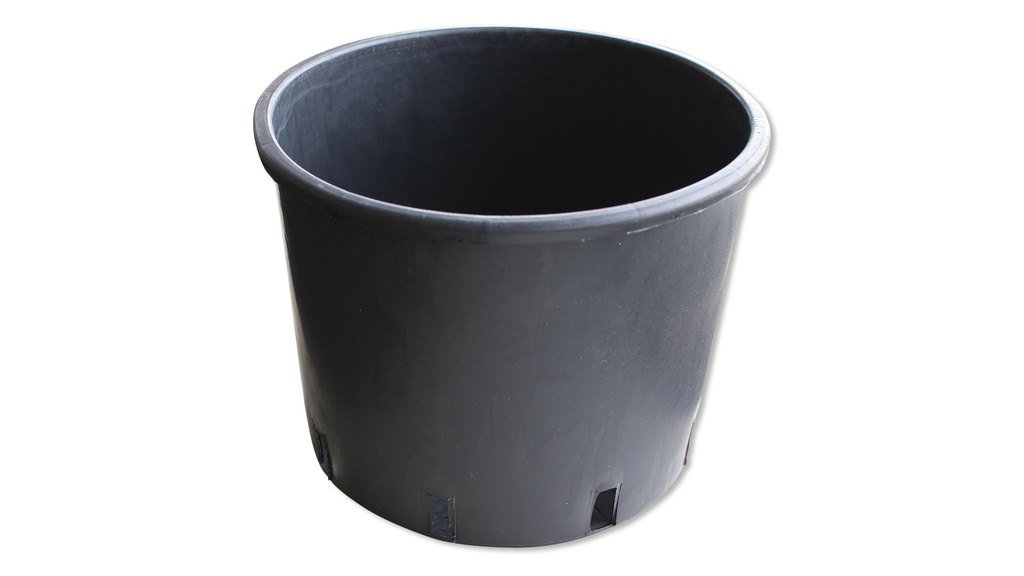 Conteneur pépinière noir 25 lt, forme basse