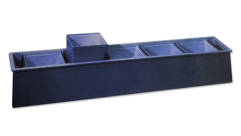 Kräuterkasten PFLANZFIX blau 100 cm lang