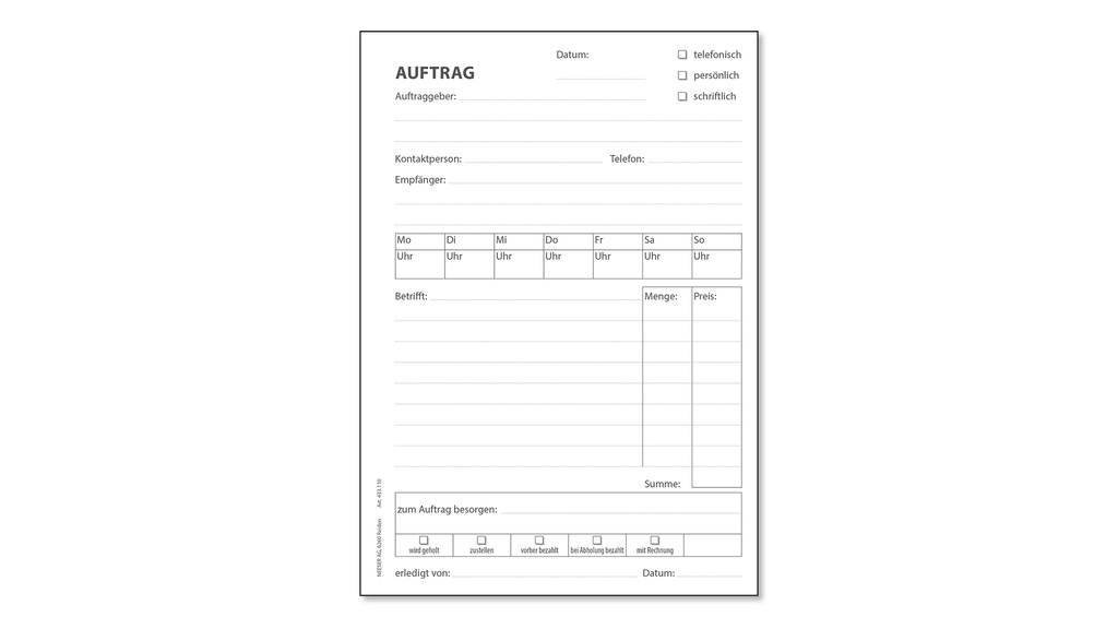 Bloc de commande pour fleuristes A5
