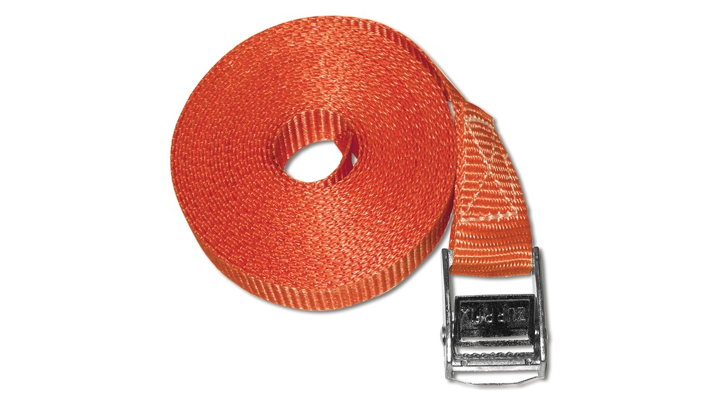 Sangles d’arrimage avec fermeture 25 mm, longueur 3 m