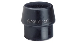 [208.457.80] Tête de rechange noir pour maillet SIMPLEX ø 80 mm
