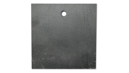[442.102] Schiefertafel eckig mit Loch 7 mm Ø, 95 x 95 mm