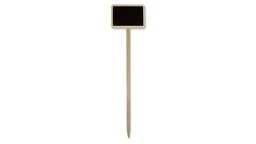 [456.472] Système «bois-ardoise», hauteur surface 27 cm, grandeur pancarte 42 x 62 mm