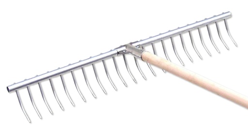 Heu- und Grasrechen mit Stiel, 71 cm breit