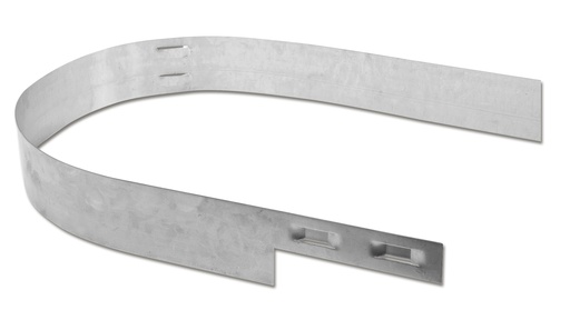 Randbegrenzung Stahl verzinkt, Höhe 10.2 cm, Dicke 2 mm