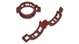 [200.630.500] Pflanzenbefestigungsclip terracotta, ø 22 mm, Beutel à 500 Stück