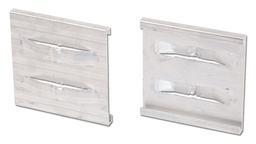[138.102] Endverbindungsclip Aluminium silber 10.2 cm